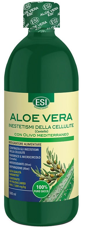 Esi Aloe Vera Succo Con Olivo Cellulite 500 Ml - Lovesano