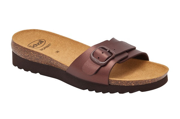 Calzatura Ginni Laminated Synthetic Bis W Dk Brown 38 - Lovesano