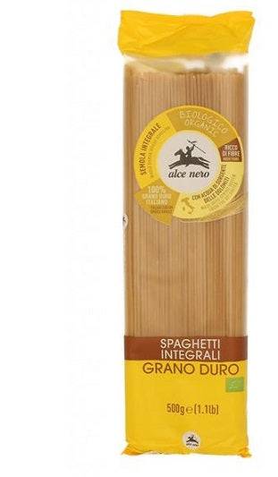 ALCE NERO Pasta Spaghetti Integrale 3 500g - Lovesano