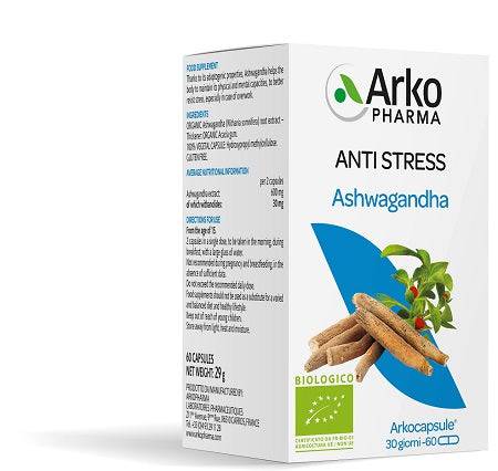 Arkocps Ashwagandha Bio 60cps - Lovesano
