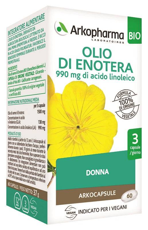 ARKOCAPSULE OLIO ENOTERA BI60CPS - Lovesano
