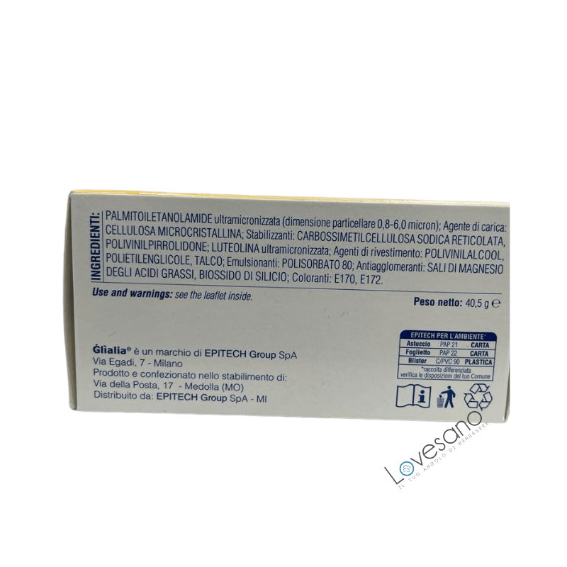 Glialia® compresse 400 mg + 40 mg - 60 compresse rivestite - Lovesano