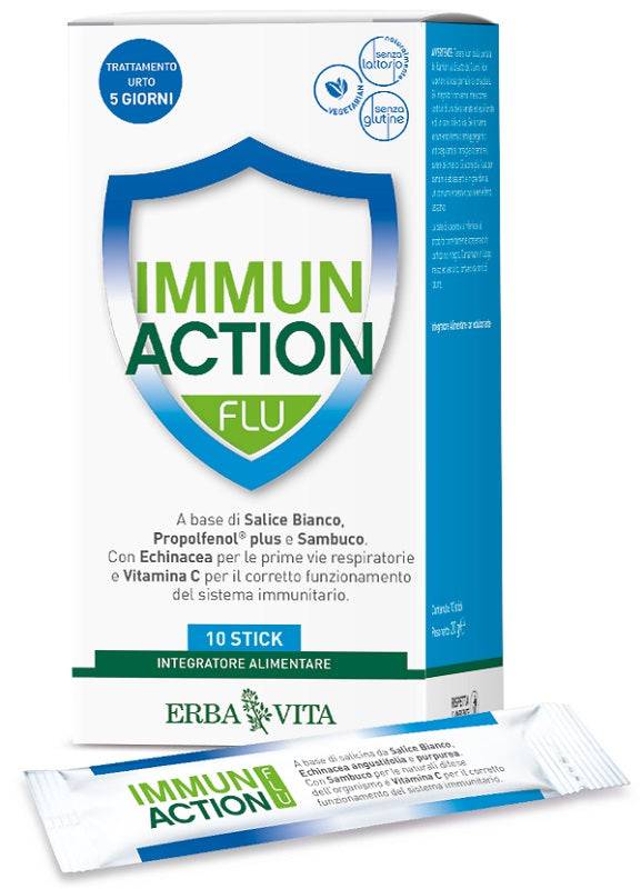 IMMUN ACTION FLU 10STICKPACK - Lovesano