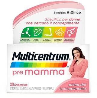 MULTICENTRUM PRE MAMMA 30CPR - Lovesano