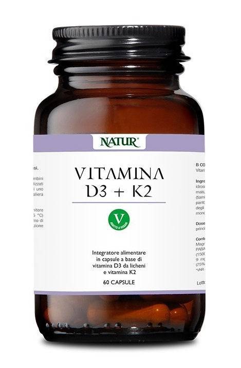 VITAMINA D3+K2 60CPS - Lovesano