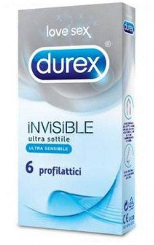 DUREX INVISIBLE 6 PEZZI - Lovesano