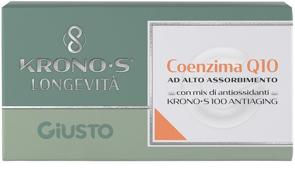 Giusto Coenzima Q10 Kronos Ad Alto Assorbimento 20 Compresse - Lovesano 