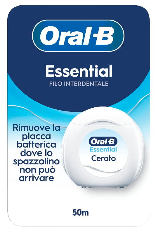 Oralb Essential Filo Cerato Interdentale 50 Metri