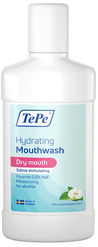 Tepe Hydrating Collutorio Stimolatore Saliva Mela/menta Piperita 500 Ml - Lovesano 