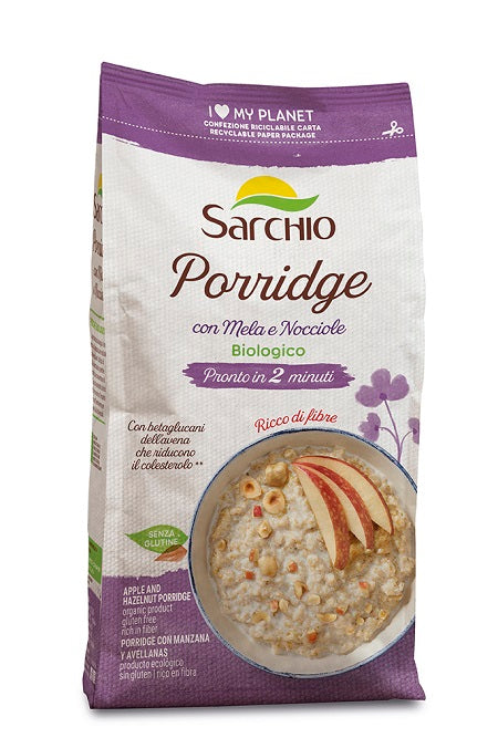 Porridge Mela Nocciole 250 G - Lovesano 