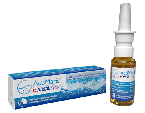 Soluzione Decontaminante Ipertonica Alcalina Di Acqua Di Mare Ionizzata Actimaris Nasal Spray 20 Ml - Lovesano 
