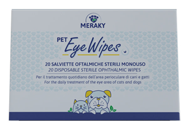 V PET EYE WIPES SALVIETT OFT. 20 - Lovesano 