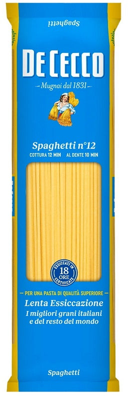 De Cecco Spaghetti N12 Nuova Ricetta 400 G - Lovesano 