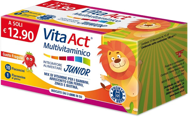Vita Act Multivitaminico Junior 10 Fiale Da 10 Ml - Lovesano 