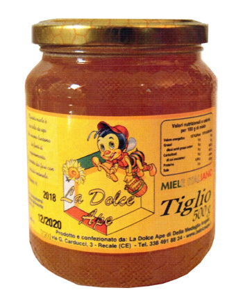 MIELE Tiglio 500g      Dolce Ape - Lovesano 