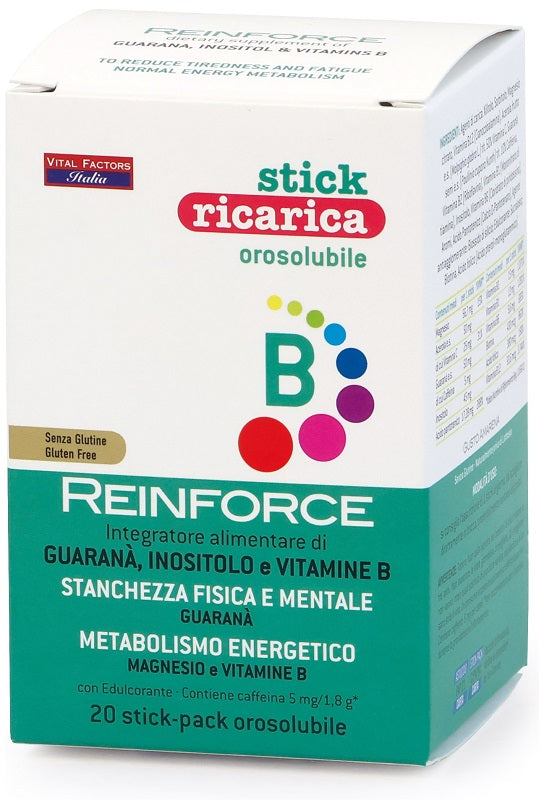 Reinforce Vitamine B Orosolubile Ricarica 20 Stick - Lovesano 