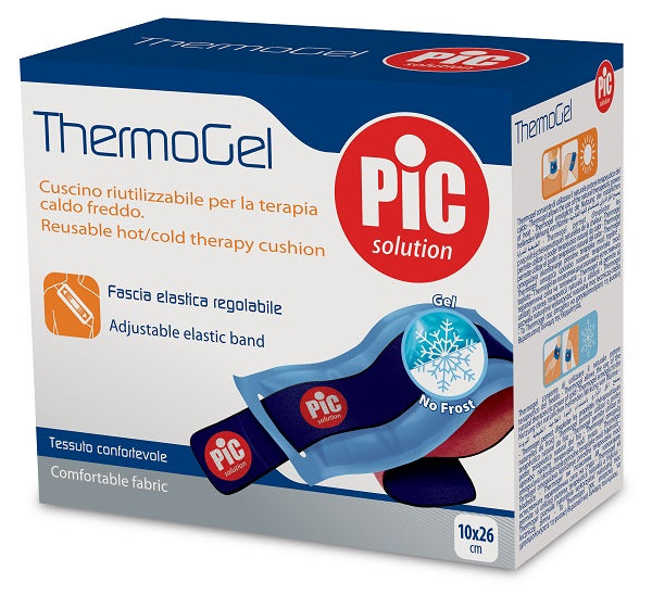 Cuscino Thermogel Terapia Caldo Freddo 10x26 Cm Con Fascia Elastica Itc - Lovesano 