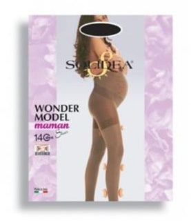 Wonder Model Maman 140 Sheer Collant Gestante Nero Ml - Lovesano 