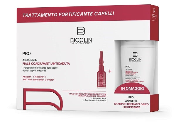 Bioclin Pro Anagenil 10 Fiale Da 4 Ml + Shampoo Fortificante 150 Ml Promo - Lovesano 