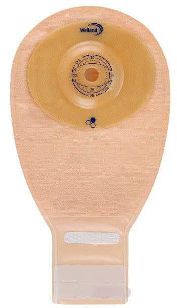 Sacca Per Ileostomia Trasparente Ritagliabile Welland Aurum Profile Ileo Midi Diametro 13-48 Mm Inizio Convessita' 48 Mm 10 Pezzi - Lovesano 
