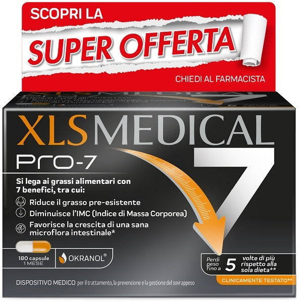 Xls Medical Pro-7 180 Capsule Taglio Prezzo - Lovesano 