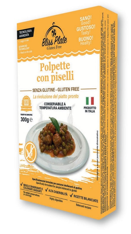 Bliss Plate Polpette Con Piselli 300 G
