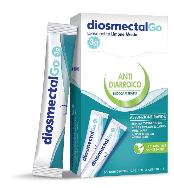 Diosmectalgo Limone Menta 12 Bustine - Lovesano 