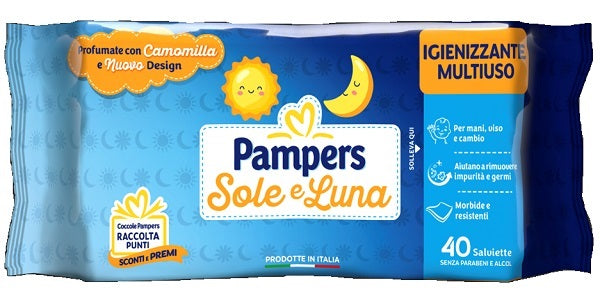 Pampers Wipes Sole & Luna 40 Pezzi - Lovesano 