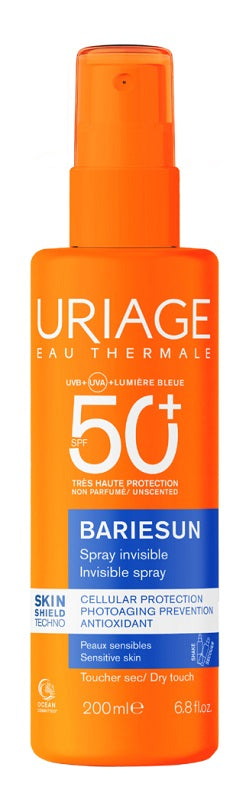 Uriage Eau Thermale Bariesun Spf50+ Spray Invisible Senza Profumo 200 Ml