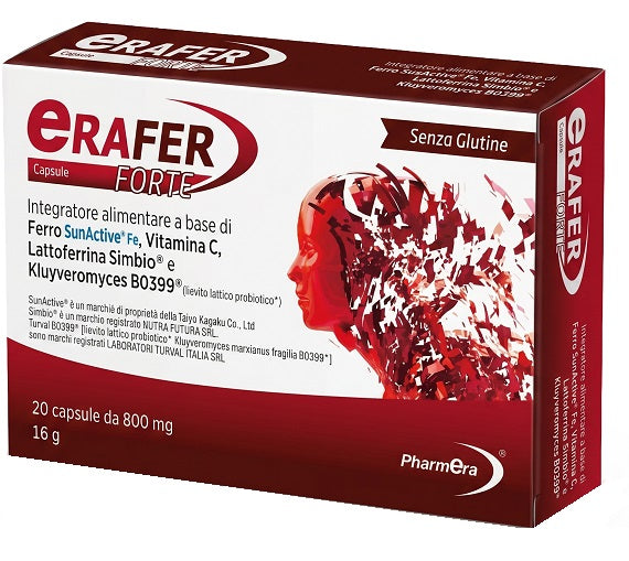 Erafer Forte 20 Capsule 800 Mg Senza Glutine - Lovesano 