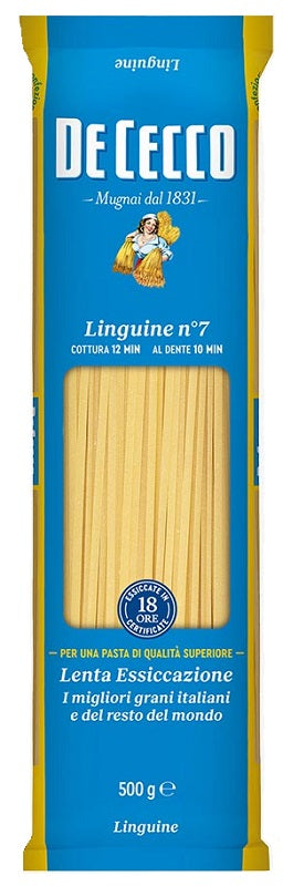 De Cecco Linguine N7 Nuova Ricetta 400 G - Lovesano 