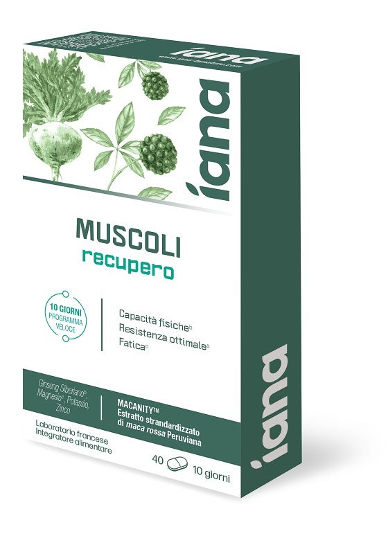 Iana Muscoli Recupero 40 Capsule - Lovesano 