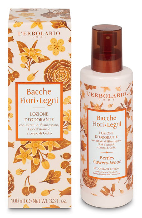 Bacche Fiori Legni Lozione Deodorante 100 Ml - Lovesano 