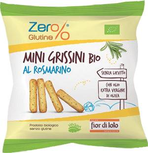 FIOR DI LOTO Mini-Grissini Rosm.Bio 30g - Lovesano 