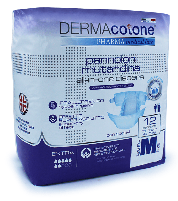 DERMACOTONE Pann.Mut.M 12pz - Lovesano 