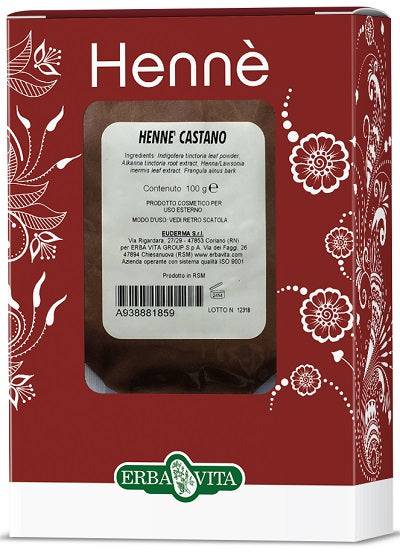 HENNE COLOR CAP CASTANO 100G - Lovesano 