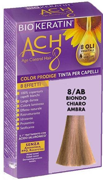 BIOKERATIN ACH8 Tintura 8/AB Biondo Chiaro Ambra - Lovesano 