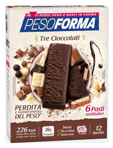 PESOFORMA BARR 3 CIOCCOLATI - Lovesano 