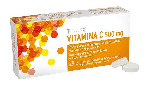 TONOREX VITAMINA C 500MG 20CPR - Lovesano 